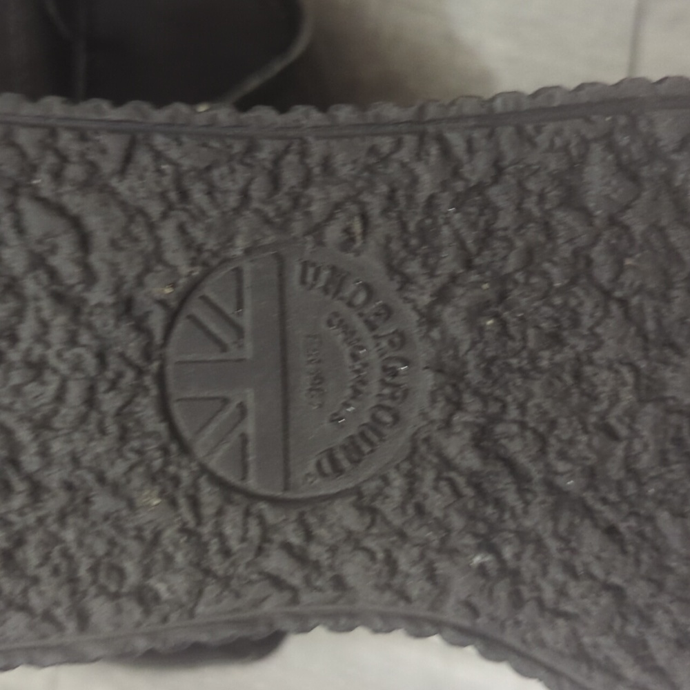 Underground. England Black Leather Apollo Creepers - Picture 9 of 11